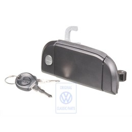 Γνήσιο VW Χειρ. Πόρτας Εξωτερικά, Μαύρη - 701837206