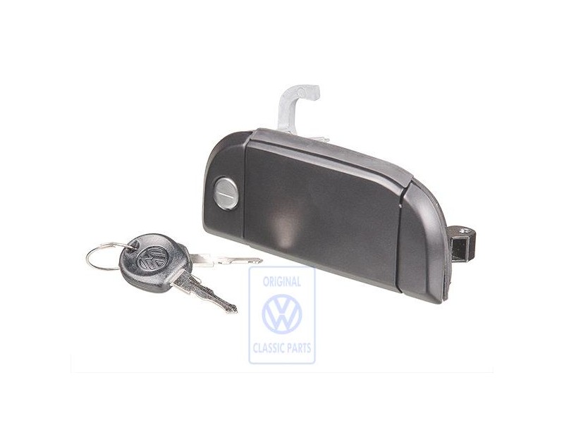 Γνήσιο VW Χειρ. Πόρτας Εξωτερικά, Μαύρη - 701837206