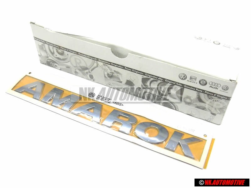 Γνήσιο VW AMAROK Οπίσθιο Σήμα Έμβλημα Χρωμέ - 2H5853687 739
