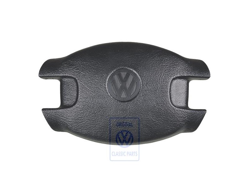 Γνήσιο VW Πλήκτρο Κόρνας Σατινέ Μαύρο - 7D0419669A 01C