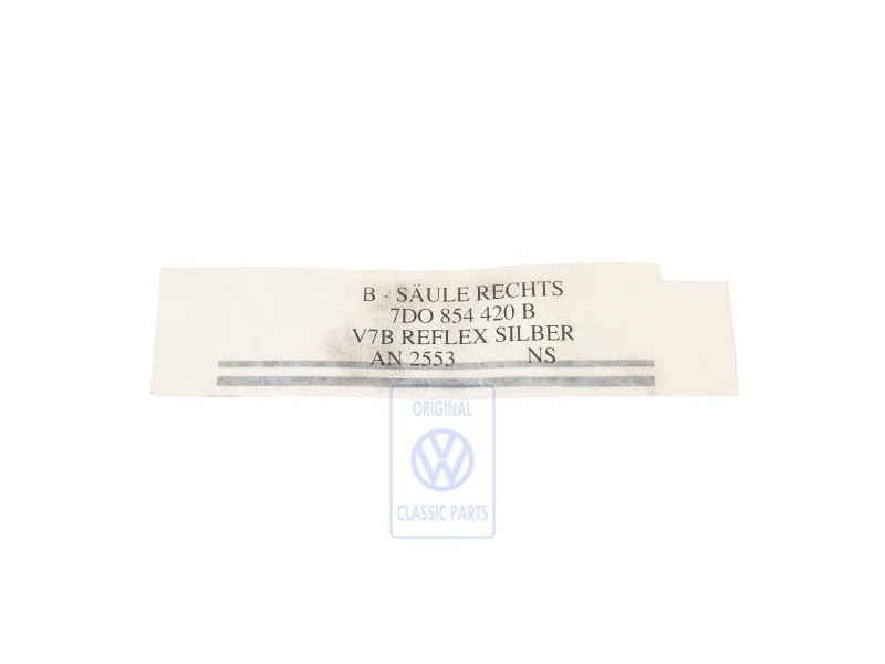 Γνήσιο VW Διακοσμητική Μεμβράνη Reflex Ασημί - 7D0854420B V7B
