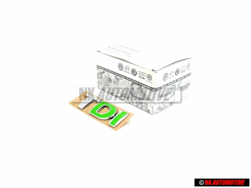 Γνήσιο VW TDI Οπίσθιο Σήμα Έμβλημα Χρωμέ Πράσινο - 3B0853675ACKKH