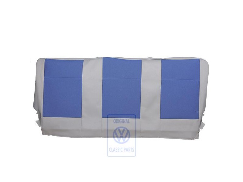 Γνήσιο VW Επένδυση Καθίσματος (Ύφασμα) Flanell Γκρι/Μπλε - 7D0885405M HRC