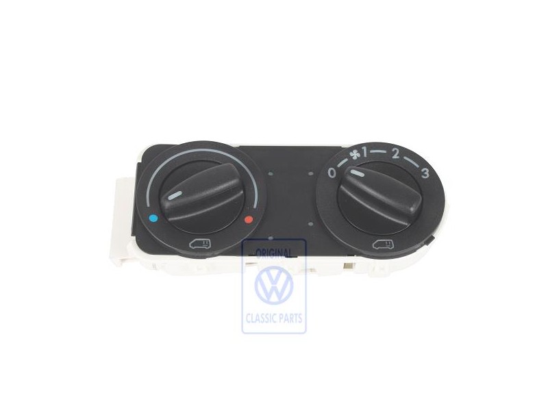 Γνήσιο VW Μονάδα Χειρισμού Σατινέ Μαύρο - 7D0919158D 01C