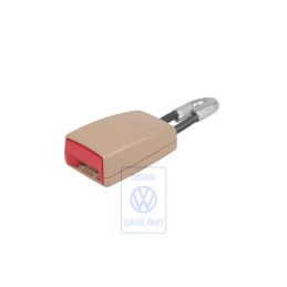 Γνήσιο VW Ασφάλεια Ζώνης Καθαρό Μπεζ/Κόκκινο Φωτιάς - 7H0857740 NWX