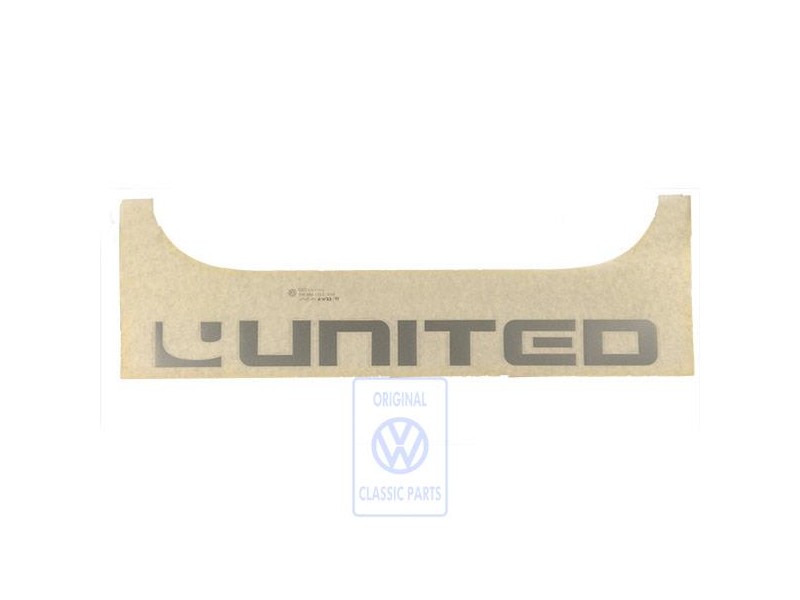 Γνήσιο VW Επιγραφή Μεμβράνης Ασημί - 7H5854433E 1W4