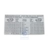 Γνήσιο VW Πινακίδα Για Πίεση Ελαστικών - 7L6010443D