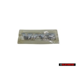 Γνήσιο VW W12 Οπίσθιο Σήμα Έμβλημα Χρωμέ - 7L6853675D 739