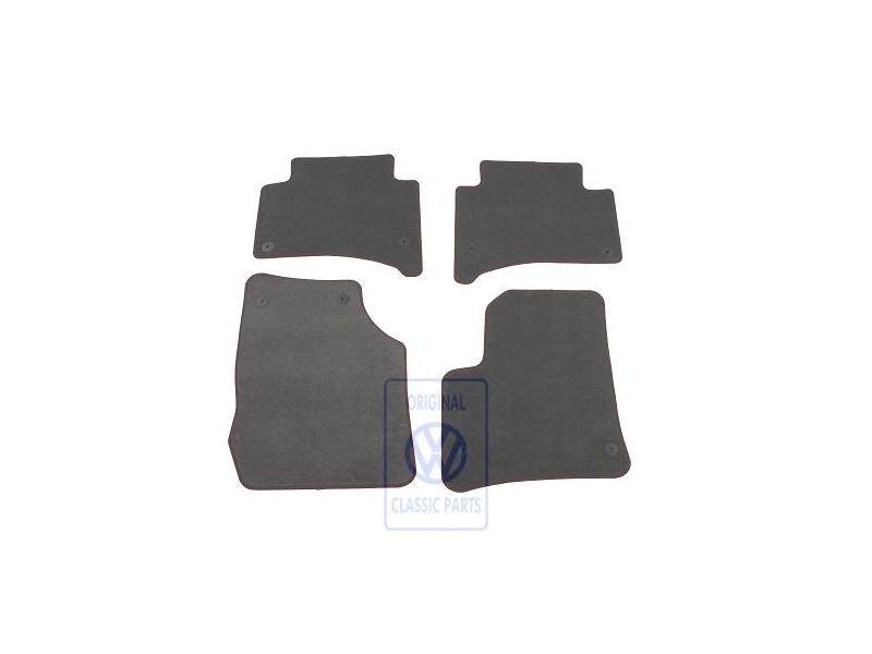 Γνήσιο VW 1 Σετ Πατάκια Ανθρακί/Dakota (Καφέ) - 7L6863011ADXKH