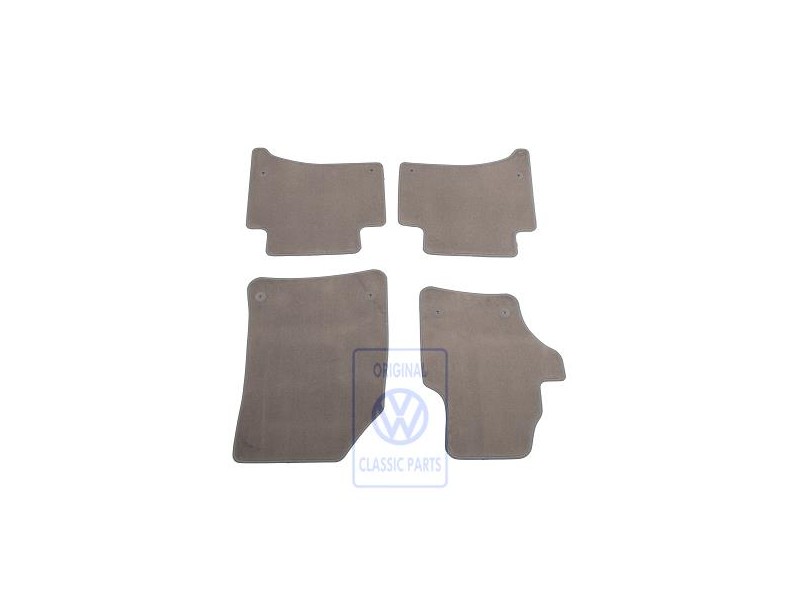 Γνήσιο VW 1 Σετ Πατάκια Latte Macchiato/Aquamare - 7L6863011AFJVG