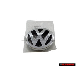 Γνήσιο VW Εμπρόσθιο Σήμα Έμβλημα Μάσκας Χρωμέ - 7M0853601M DRR