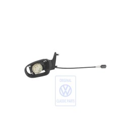 Γνήσιο VW Περίβλημα Εξωτερικού Καθρέφτη Σατινέ Μαύρο - 7M1857507E 01C