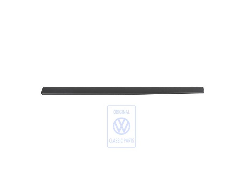 Γνήσιο VW Διακοσμητική Λωρίδα Πόρτας Σατινέ Μαύρο - 7M3853506 B41