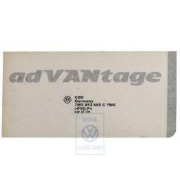 Γνήσιο VW Επιγραφή Μεμβράνης Ασημί - 7M3853685C 1W4
