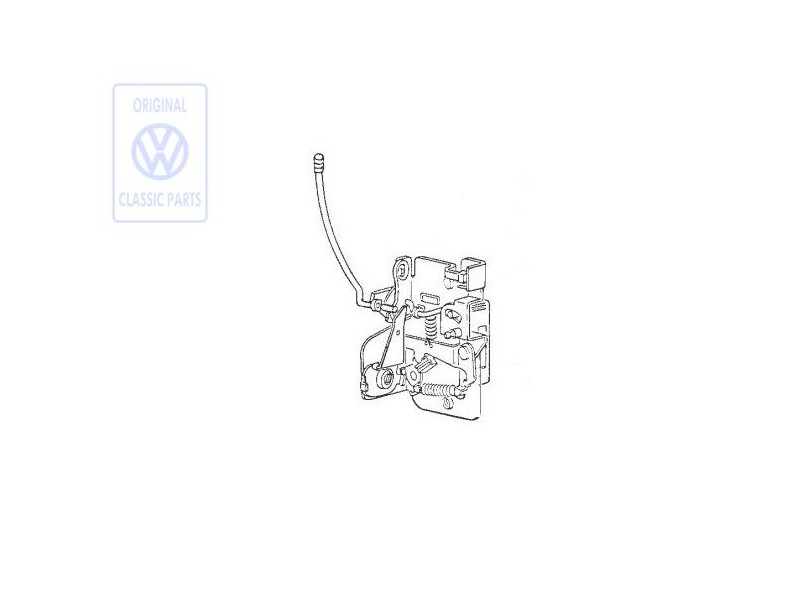 Γνήσιο VW Κλειδαριά Πόρτας - 861837015