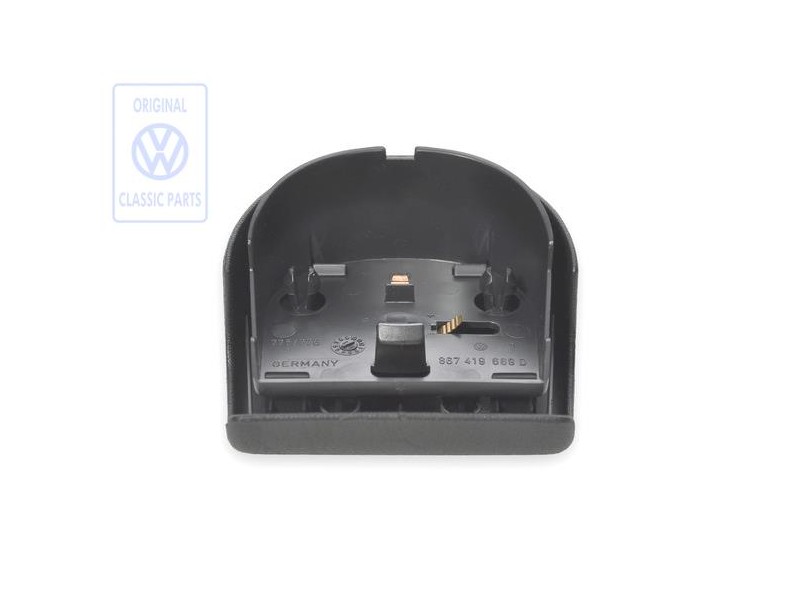 Γνήσιο VW Κάλυμμα Τιμονιού Σατινέ Μαύρο - 867419669D 01C