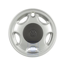 Γνήσιο VW Τάσι Τροχού Χρώματα Χρωμίου/Μαύρο - 867601147F BEX