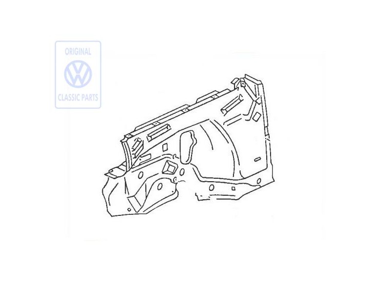 Γνήσιο VW Θόλος Τροχού Με Διαμήκη Φορέα - 867809101A