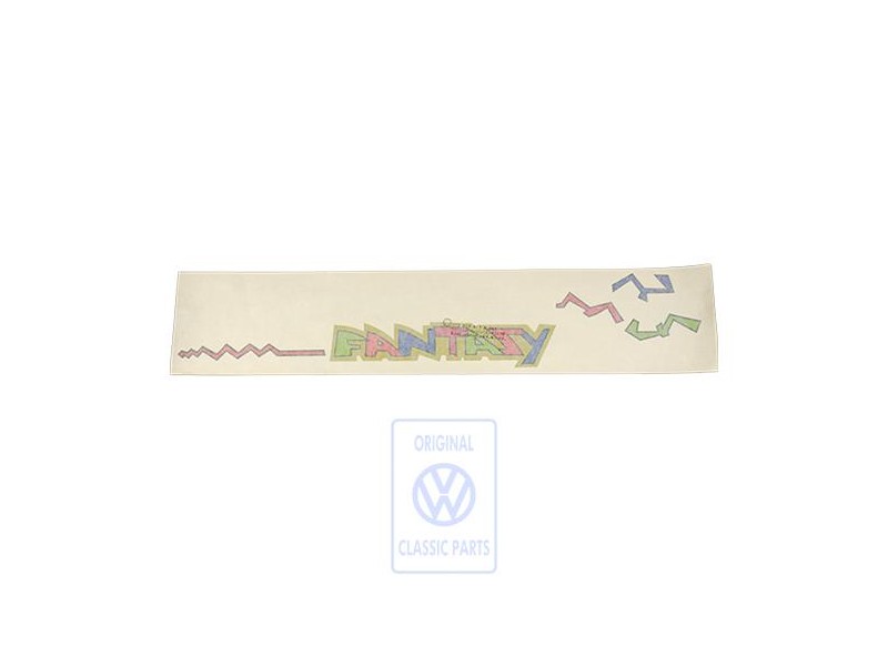 Γνήσιο VW Επιγραφή Μεμβράνης Pirol/Μαύρο - 871853433B CHZ