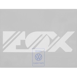 Γνήσιο VW Επιγραφή Μεμβράνης Λευκό Alpin - 871853750B 90E