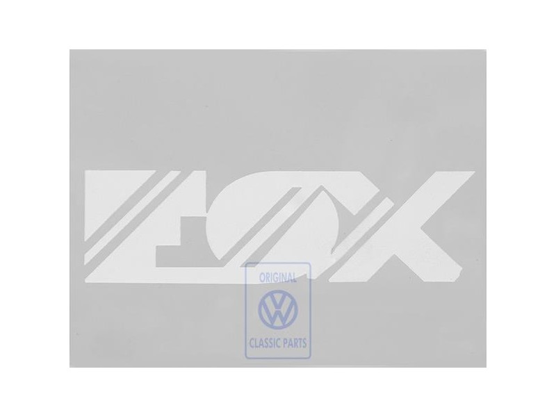 Γνήσιο VW Επιγραφή Μεμβράνης Λευκό Alpin - 871853750B 90E
