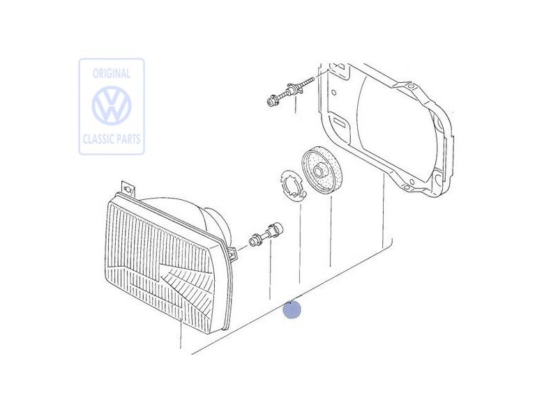 Γνήσιο VW Προβολείς - 873941044