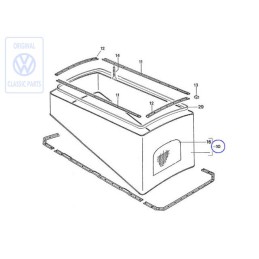 Γνήσιο VW Φούσκα - 255070733A