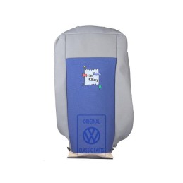 Γνήσιο VW Επένδυση Πλάτης Ύφασμα Flanell Γκρι/Μπλε - 7D0883455BDHRD