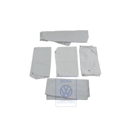 Γνήσιο VW 1 Σετ Κουρτίνες Flanell Γκρι - 703898751A 2MP