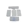 Γνήσιο VW 1 Σετ Κουρτίνες Flanell Γκρι - 703898751A 2MP