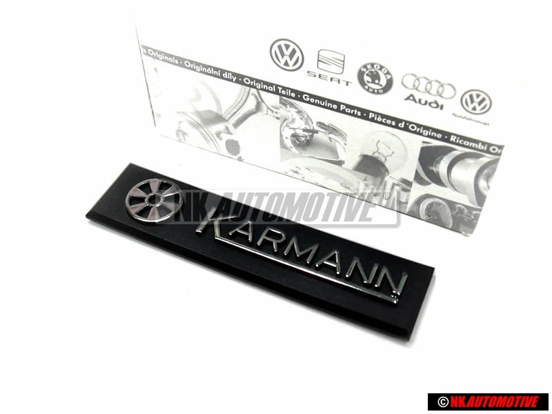 Γνήσιο VW KARMANN Πλαϊνό Σήμα Έμβλημα Χρωμέ - 155853901