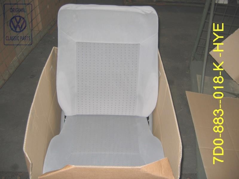 Γνήσιο VW Κάθισμα Κομπλέ Με Πλάτη Flanell Γκρι - 7D0883018K HYE