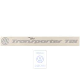 Γνήσιο VW Επιγραφή Titan Ασημί-Σκούρο/Λευκό - 707853689A CEV