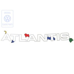 Γνήσιο VW Επιγραφή Μεμβράνης Ασημί/Μπλε/Κόκκινο/Πράσιν/Κίτρ - 7D0854431D 45Z