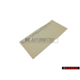 Γνήσιο VW Σήμα Μεμβράνης Σκούρο Ασημί - 6N0853750C 1Y4