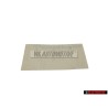 Γνήσιο VW Σήμα Μεμβράνης Σκούρο Ασημί - 6N0853750C 1Y4