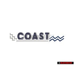 Γνήσιο VW Σήμα Μεμβράνης Μπλε Κοβαλτίου/Ασημί/Marine - 155853687H BBL