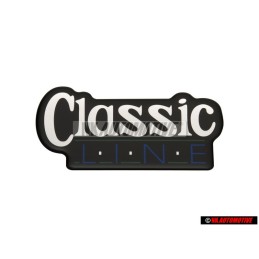 Γνήσιο VW CLASSIC LINE Πλαϊνό Σήμα Έμβλημα MulticolouΚόκκινο - 155853687L BWV