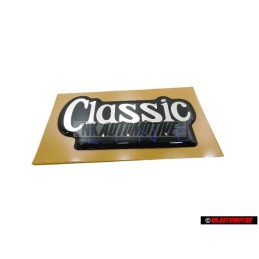 Γνήσιο VW CLASSIC LINE Πλαϊνό Σήμα Έμβλημα MulticolouΚόκκινο - 155853687L BWV