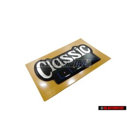 Γνήσιο VW CLASSIC LINE Πλαϊνό Σήμα Έμβλημα MulticolouΚόκκινο - 155853687L BWV