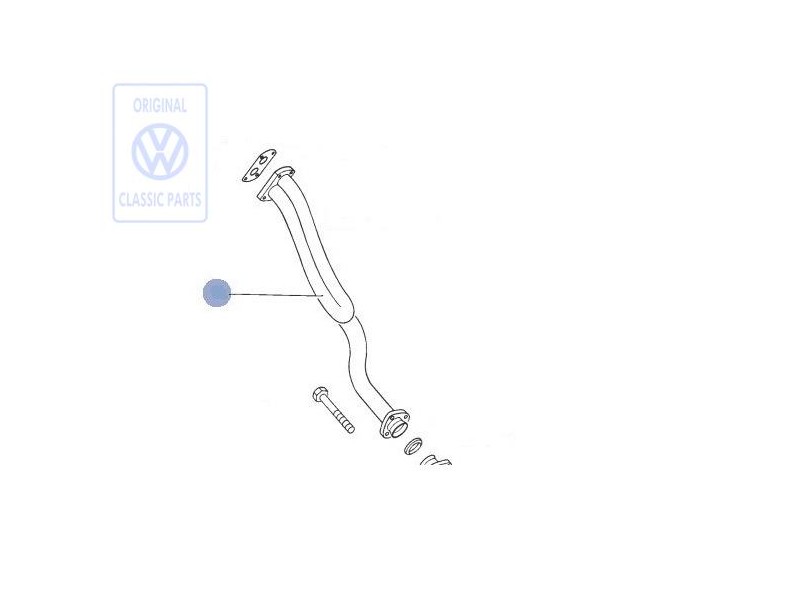 Γνήσιο VW Σωλήνας Καυσαερίων - 028253101