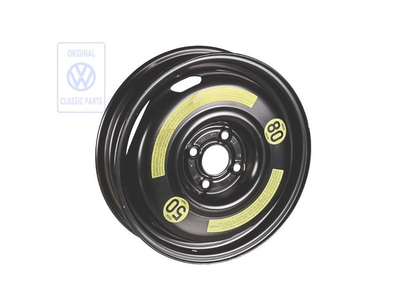 Γνήσιο VW Σιδερένια Ζάντα Για Τροχό Ανάγκης Μικρών Διαστάσ. 