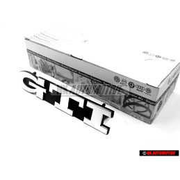 Γνήσιο VW GTI Εμπρόσθιο Σήμα Έμβλημα Μάσκας Χρωμέ - 1H6853679E Z10