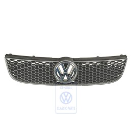Γνήσιο VW Μάσκα Ψυγείου Σατινέ Μαύρο - 6N0853651K 01C