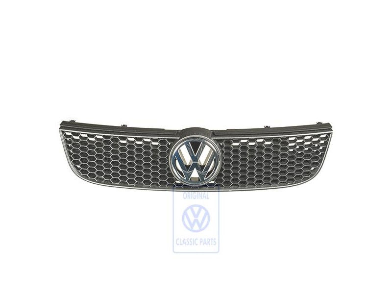 Γνήσιο VW Μάσκα Ψυγείου Σατινέ Μαύρο - 6N0853651K 01C
