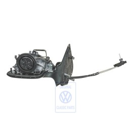 Γνήσιο VW Περίβλημα Εξωτερικού Καθρέφτη Σατινέ Μαύρο - 6N1857507G 01C