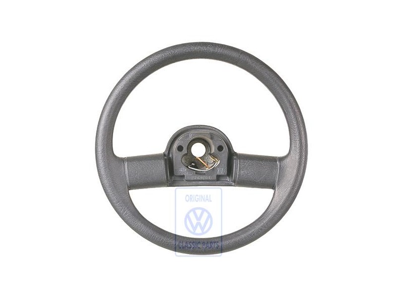 Γνήσιο VW Τιμόνι Σατινέ Μαύρο - 867419091H 01C