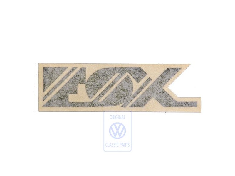 Γνήσιο VW Επιγραφή Μεμβράνης Σατινέ Μαύρο - 871853750B 01C