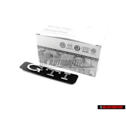 Γνήσιο VW GTI Πλαϊνό Σήμα Έμβλημα Χρωμέ - 1H6853714C Z10