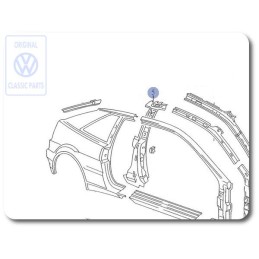 Γνήσιο VW Ενίσχυση Για Την Κολόνα Β. 